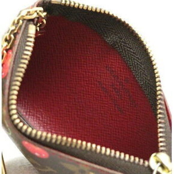 Louis Vuitton Pochette Coin Wallet Case Monogram Cherry - Picture 6 of 6